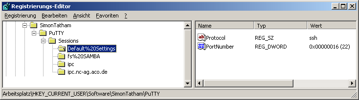Registryergänzungen